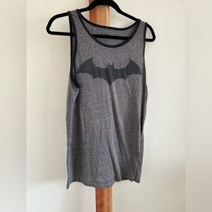 Source Unknown Gray Tank Top with Black Logo